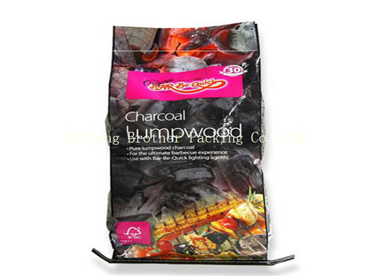 25kg Empty Polypropylene Plastic Woven Sack Anti Slip Surface For Cement / Fertilizer