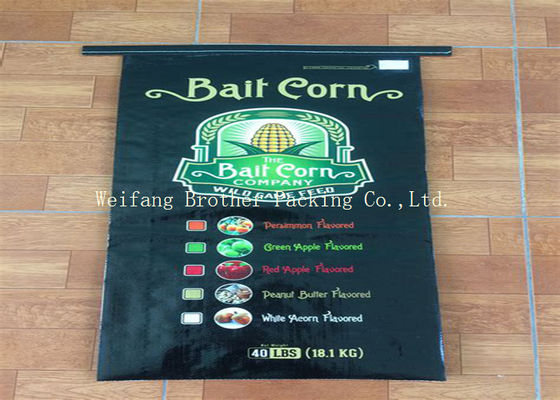 25kg Empty Polypropylene Plastic Woven Sack Anti Slip Surface For Cement / Fertilizer