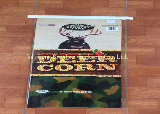 Anti Slip 50LB BOPP Laminated PP Woven Bags Polypropylene Packaging Bags 20Kg