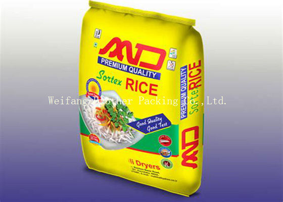 Custom Printed BOPP Laminated PP Woven Bags For Seeds / Flour 50 X 84 Cm