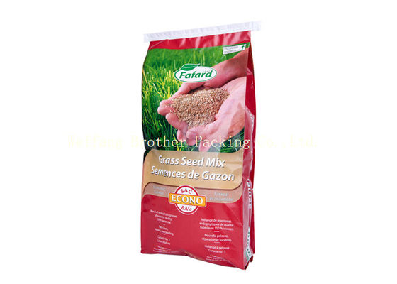 Water Resistance BOPP Laminated PP Woven Bags Circular Construction For Animal Foods