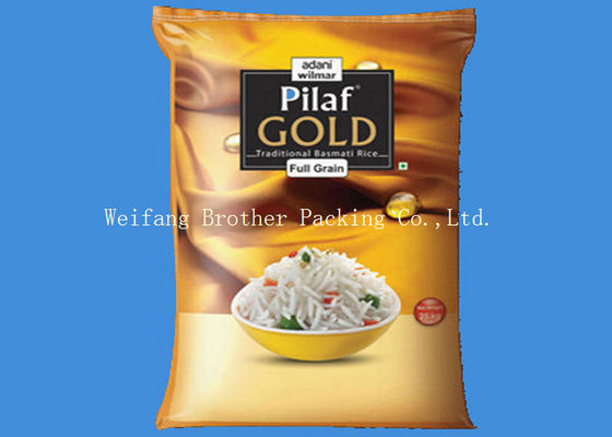 Eco - Friendly Bopp Laminated Pp Woven Bags Top Hemming Custom Made Size