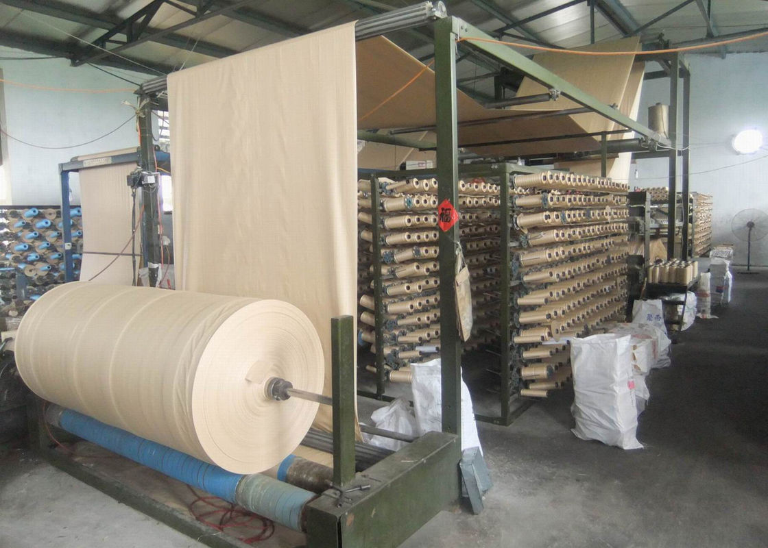 PE Laminated / BOPP Film PP Woven Fabric Roll With Custom Size Weight