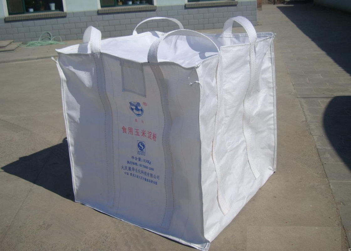 PP Big FIBC Jumbo Bags For Sand Gravel Soil Transportation 500kg To 2 Tons