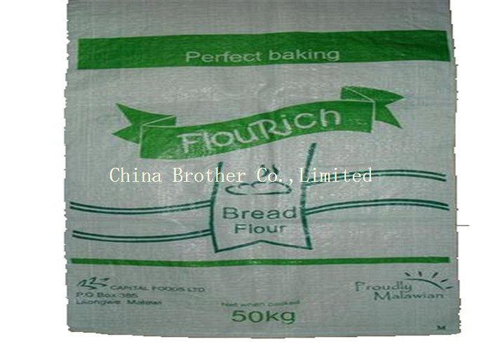 100% Virgin PP Woven Sack Bags UV Protection Eco Friendly For Rice Corn