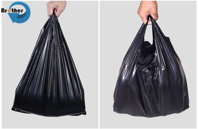 Disposable Food Grade Plastic Shopping Polythene Bag Supermarket Grocery Retail Sack