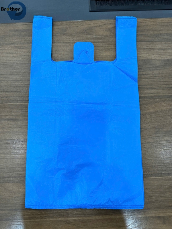 Customized Multi-Color High-Quality Large Capacity, Plastic Fruit Vegetable Packaging Vest/T-Shirt Bag