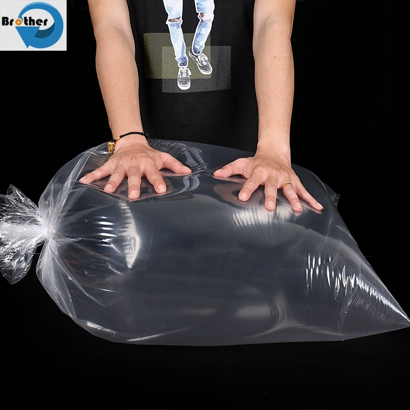 Food Grade Strong HDPE Water Flat Bag Recyclable Waterproof with Transparent Color Can Be Customized for Food-Grade Plastic Bag with Water
