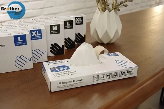 Citylife Moulded Disposable Plastic Gloves Multipurpose Hand Protection for Kitchen & Restaurant Food Service