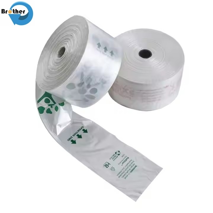 Clear Plastic Bags on a Roll Multi-Use Food Storage Bags for Sandwiches, Fruits, Vegetables, and Freezer