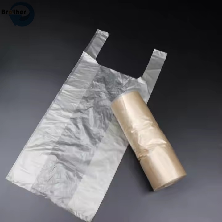 HDPE/LDPE Gusseted Produce Bags on Roll - Polypropylene Bags for Supermarket and Food Storage