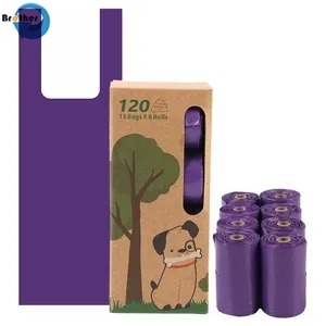 Biodegradable Dog Poop Bag Compostable Pet Accessories Supplies Dog Garbage Bags for Pet Cleaning PE Bags for Pet