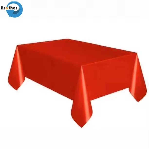 Disposable White Transparent LDPE Tablecloth PE Table Cover Waterproof and Durable for Parties and Events