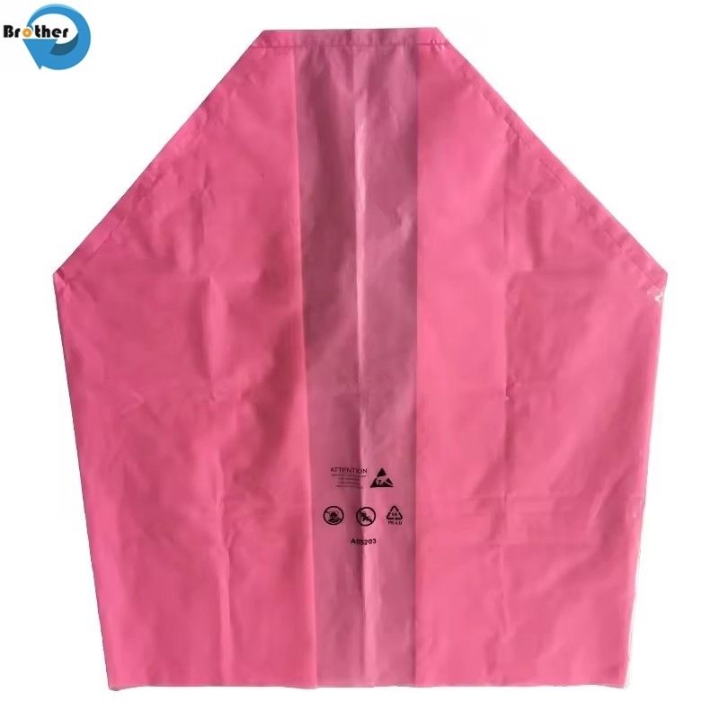 Industrial Waterproof Plastic Pallet Cover Disposable Poly Sheeting Roll Pallet Top Cover Bag for Covering Warehouse Equipment