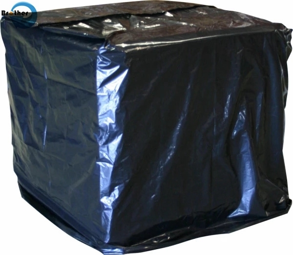 Transparent Square Bottom Bag PE Polythene Wholesale Waterproof Reusable Pallet Wrap Covers Factory Price