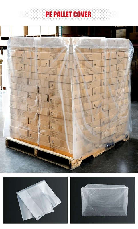 Clear Plastic Polythene Pallets Sheets Covers Plastic Pallet Bag Protection Pallet Top Cover Sheets