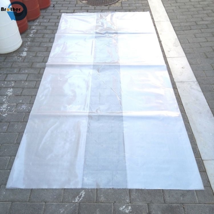 Waterproof Plastic Pallet Cover Transparent Polythene Sheet 100mic Waterproof Reusable Pallet Wrap Covers Factory Price