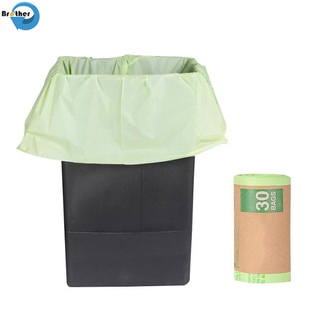 Eco Friendly Compostable Biodegradable Corn Starch /Pbat/PLA T-Shirt Shopping Bags Plastic Bags Ok Compostable for Supermarket
