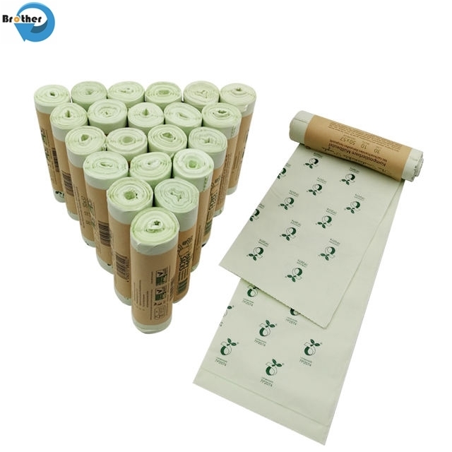 for Supermarket New Products 100% Biodegradable and Ok Compostable Garbage Bags