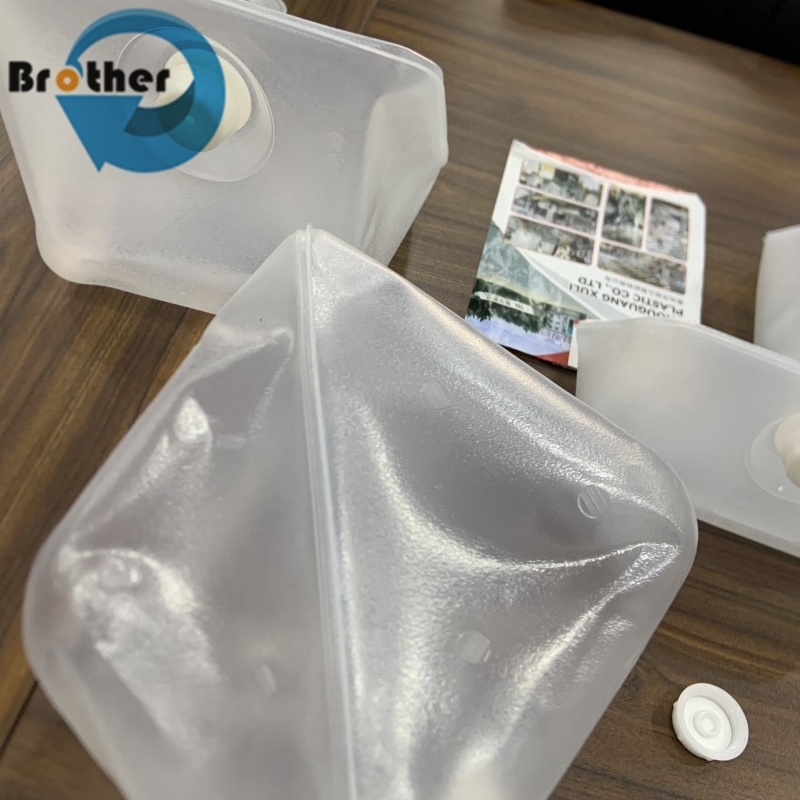 LDPE 20L Cubitainer Square Soft Plastic Storage Container Foldable Feature PVC PP Pet PE Liquid Storage Plastic Packaging