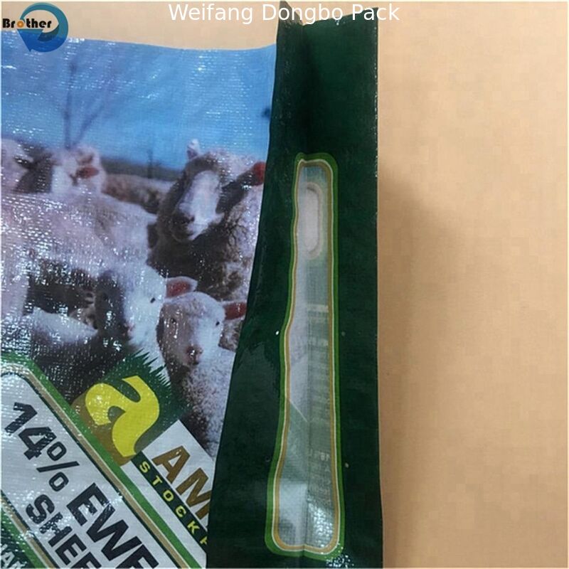Multi Color BOPP Laminated Woven Sacks , Waterproof Polypropylene Rice Bags