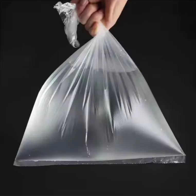 Customized Plastic T-Shirt Bags by Flat Biodegradable Disposable T-Shirt Shopping Bags with Printing