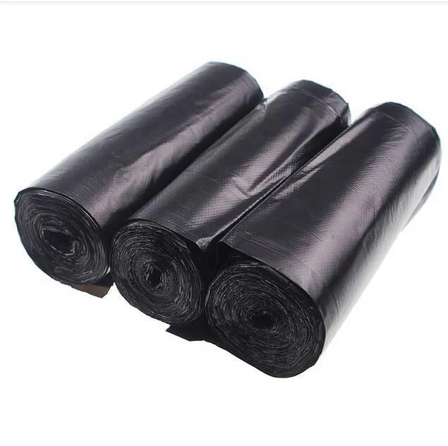 Garbage Bags Manufacturer Bottom Star Seal PE Plastic Bin Liners on Roll