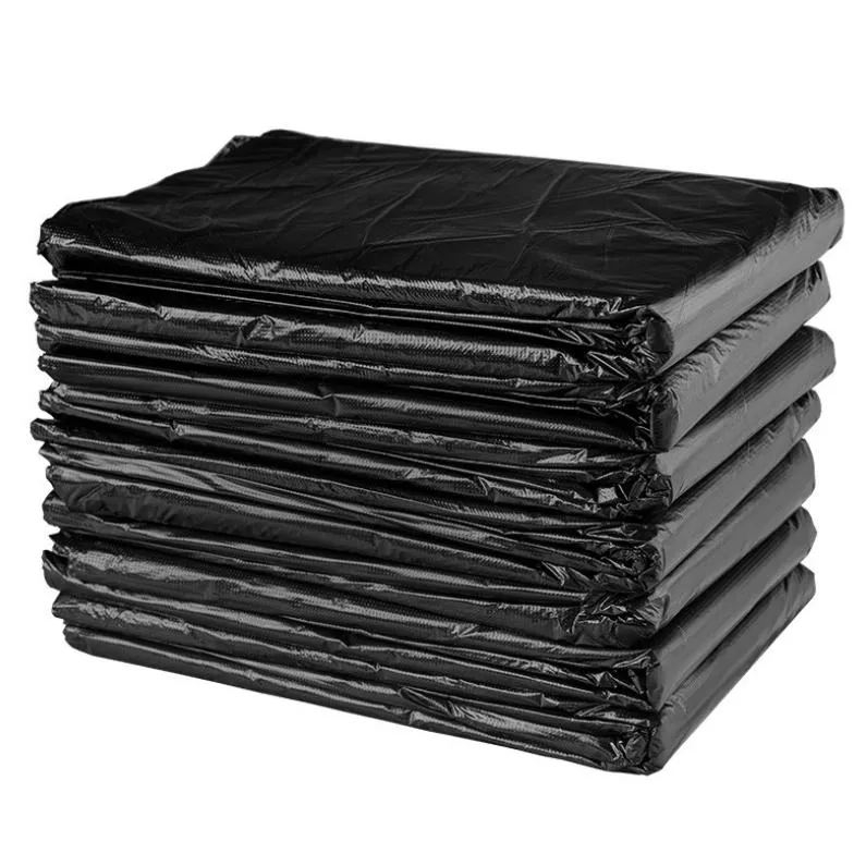 Garbage Bags Manufacturer Bottom Star Seal PE Plastic Bin Liners on Roll