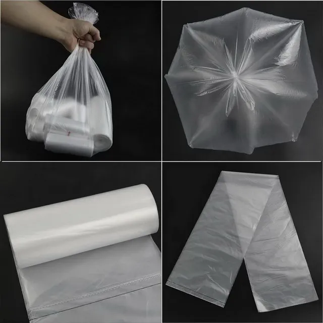 Garbage Bags Manufacturer Bottom Star Seal PE Plastic Bin Liners on Roll