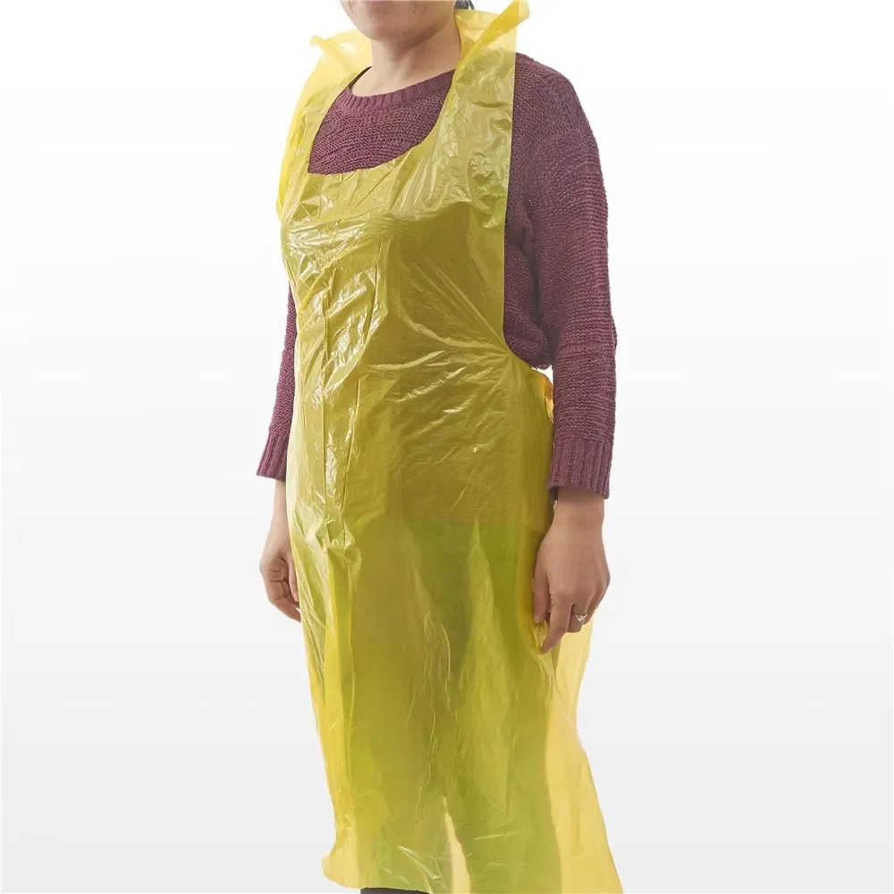 Disposable PE Aprons: Waterproof, Oilproof, Food-Grade Plastic Aprons/Disposable Apron, Waterproof Apron, Transparent Apron (100 PCS)