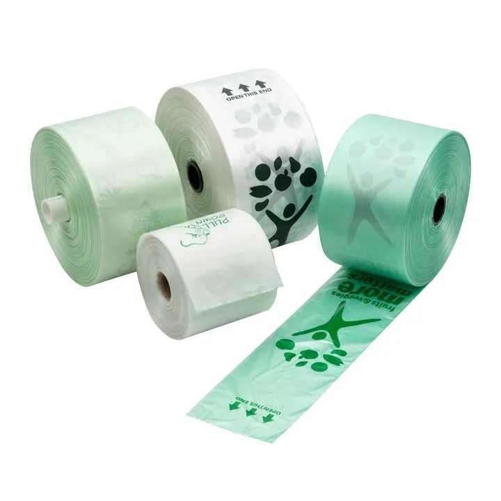 Clear Plastic Produce Bags on Roll Food Grade Storage for Bread Vegetables Fruits Meat and Cakes Packaging