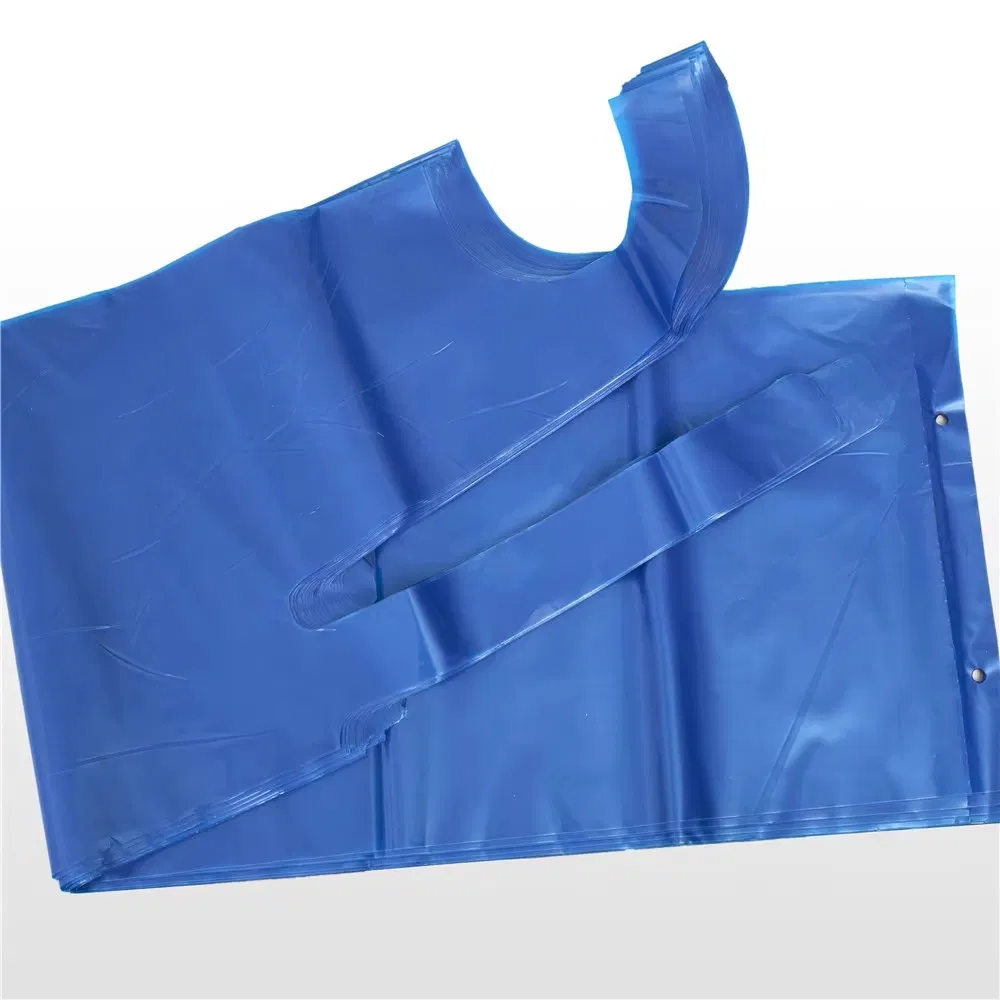 Custom Printed Vest Handle Carrier Grocery Bags Reusable Thank You Plastic Bag with My Logo