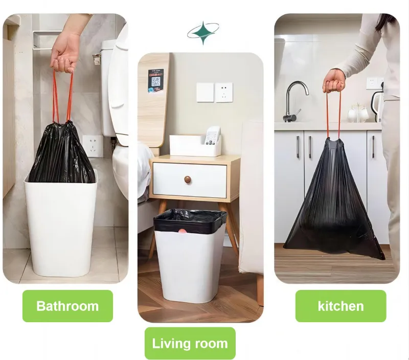Professional Manufacturer Doggy Poop Waste Disposal Bags Compostable Plastic Dispenser Waste Poop Bag