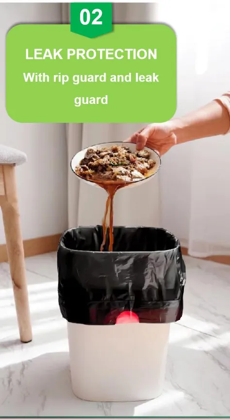 Professional Manufacturer Doggy Poop Waste Disposal Bags Compostable Plastic Dispenser Waste Poop Bag