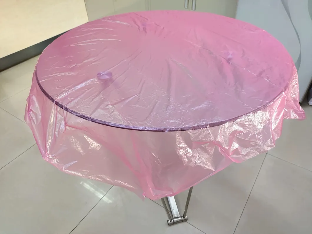 Disposable Heavy Duty Plastic Party Table Cover Water Proof Plastic Tablecloth with Many Colours