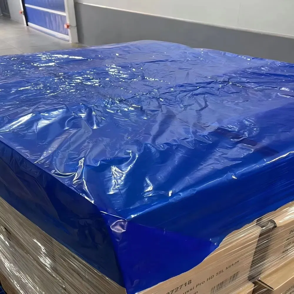 PE Pallet Cover Bags Square Bottom Bag Polythene Wholesale Waterproof Reusable Pallet Wrap Covers Factory Price