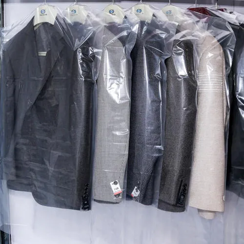 Custom Garment Suit Cover Bag for Laundry Use with Printed Logo