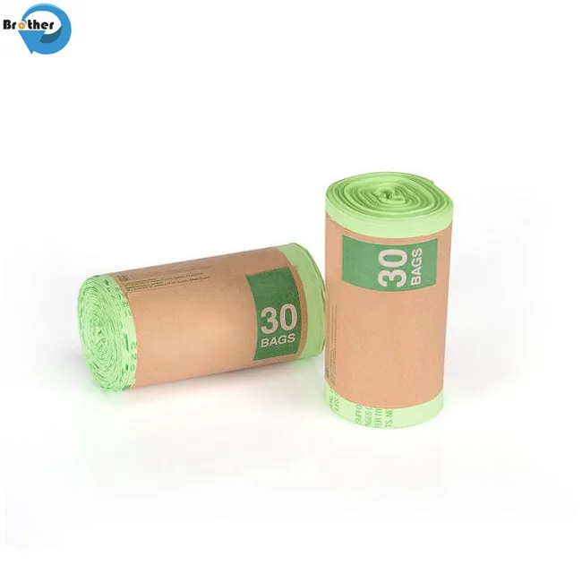 Corn Starch/PLA/Pbat Supermarket T-Shirt Bag /Biodegradable T-Shirt Shopping Plastic Bag